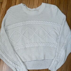 wild fable Cream Cable Knit Sweater